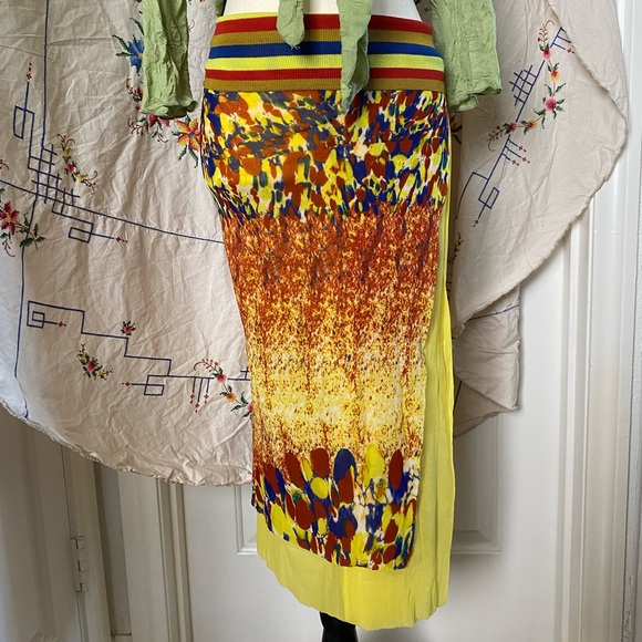 90s/Y2K JEAN PAUL GAULTIER MAILLE FUZZI TUBE DRESS MIDI SKIRT - Picture 11 of 11